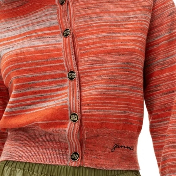 Ganni NWT Women's Striped Sweater Sz.S - Picture 11 of 16